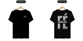 Nome do produto Camiseta Fé Inabalável - Design Estilo Muro - HB 11:1