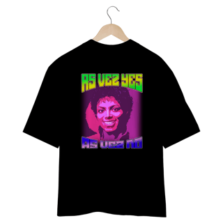 Nome do produto CAMISETA OVERSIZED: As vezes YES as vezes NO. SIZZ STREETWEAR. FRENTE