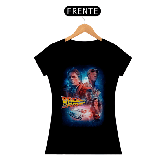 Camiseta Baby Look - De volta para o futuro