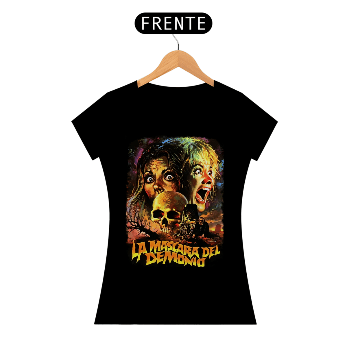 Nome do produto: Camiseta Baby Look - La Mascara Del Demonio
