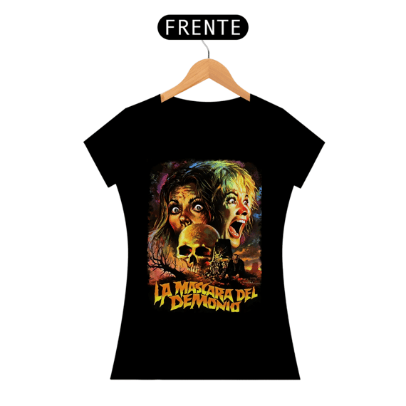 Camiseta Baby Look - La Mascara Del Demonio