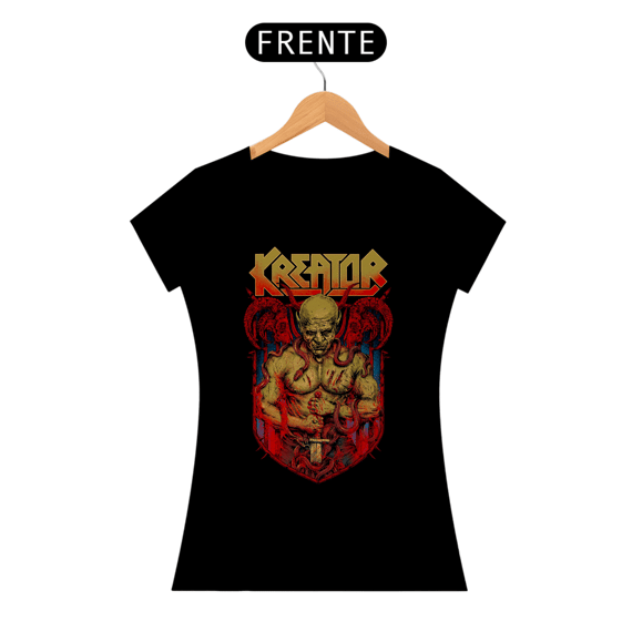 Camiseta Baby Look - Kreator