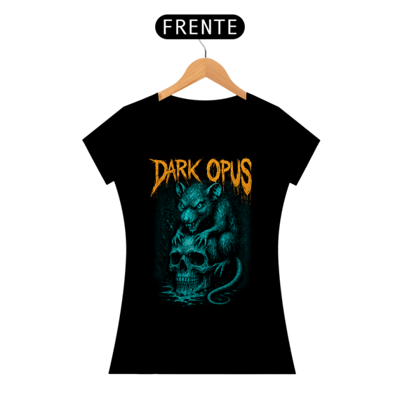 Camiseta - Dark Opus - Baby Look - RATAZANA