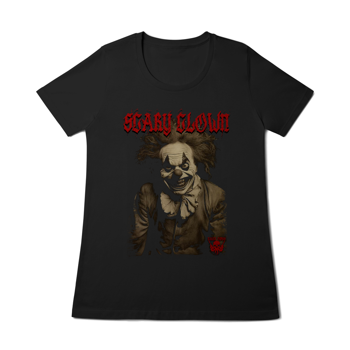 Nome do produto: Camiseta Baby Look - Scary Clown