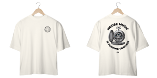 Nome do produto House Music is Timeless White Oversized