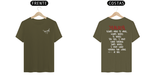 Nome do produto Camiseta Jealous
