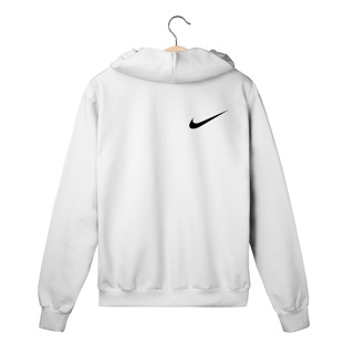 Nome do produto Moletom Nike Branco Uni - Sex Com Ziper