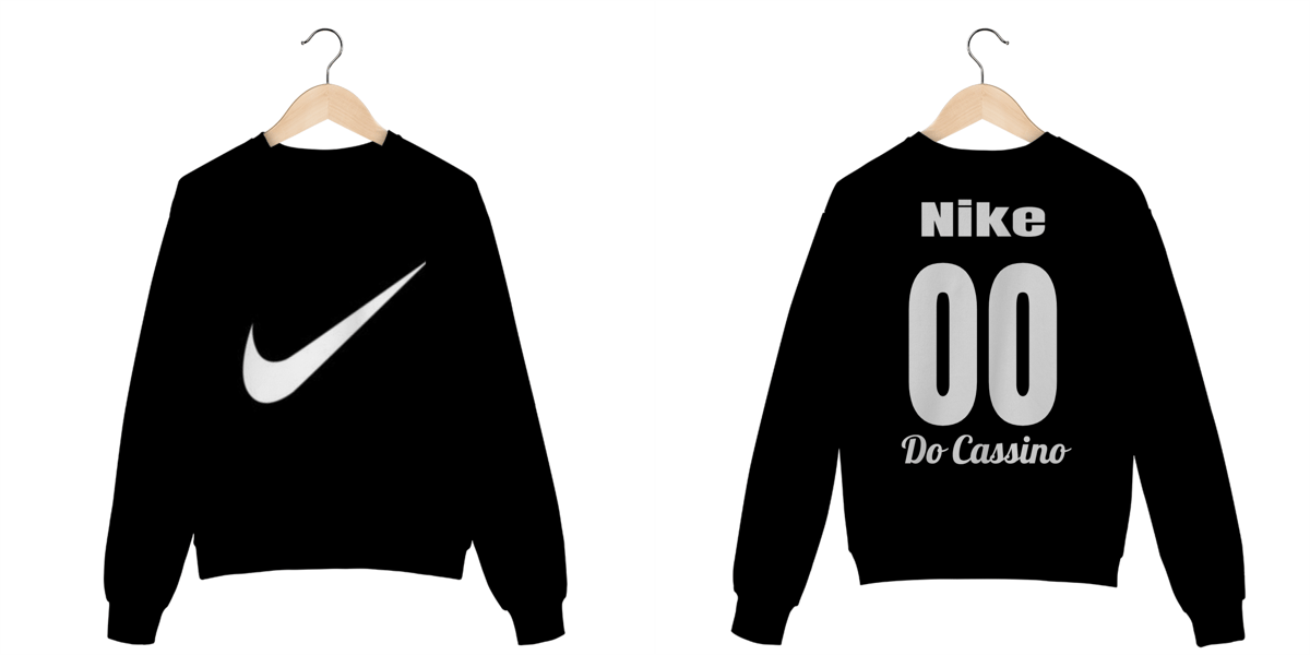 Nome do produto: Moletom Nike Black Uni-Sex 00 Do Cassino Fechado