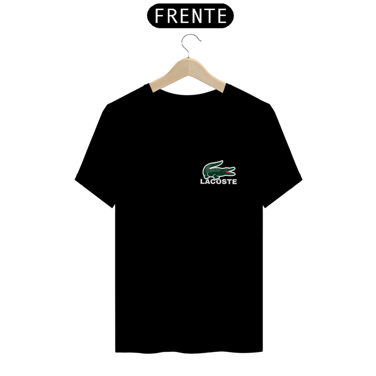 Nome do produto: Camisa T-Shirt Lacoste Prime Black