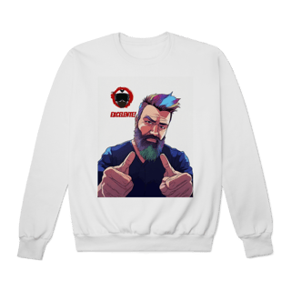 Nome do produto Excelente - Collab Lá e de Moto Outra Vez - Unissex, 100% Algodão, Moletom Fechado