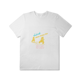 Nome do produto Ride it like you stole it - Collab Lá e de Moto Outra Vez - Unissex, 100% Algodão, Plus Size