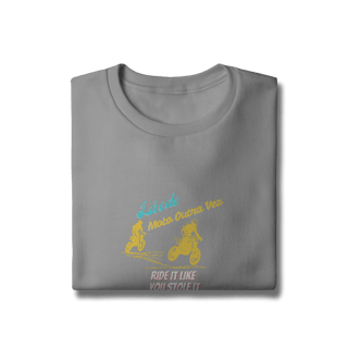 Nome do produto Ride it like you stole it - Collab Lá e de Moto Outra Vez - Unissex, Moltem Fechado
