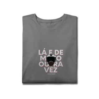 Nome do produto Lá e de Moto Outra Vez Logo - Collab Lá e de Moto Outra Vez - Unissex, 100% Algodão, Plus Size