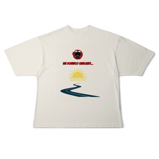 Nome do produto Um domingo qualquer - Collab Lá e de Moto Outra Vez - Unissex, 100% Algodão, Oversized