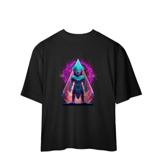 Nome do produto Cyberpast Oversized: Aztec II - Unissex, 100% Algodão