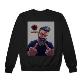 Nome do produto Excelente - Collab Lá e de Moto Outra Vez - Unissex, 100% Algodão, Moletom Fechado