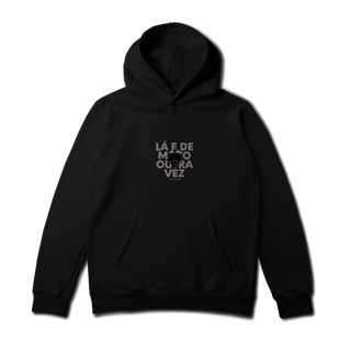 Nome do produto Lá e de Moto Outra Vez Logo - Collab Lá e de Moto Outra Vez - Unissex, Moletom Canguru