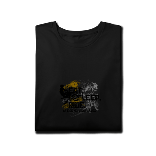 Nome do produto Eat, Sleep, Ride - Collab  Lá e de Moto Outra Vez  - Unissex, 100% Algodão, Plus Size