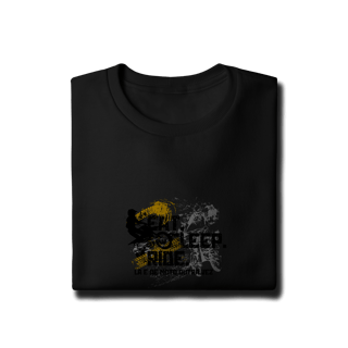 Nome do produto Eat, Sleep, Ride - Collab  Lá e de Moto Outra Vez  - Unissex, Moletom fechado