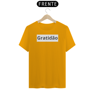 Nome do produto Camisa T-Shirt Classica Estampa Gratidão ANAPRYCI