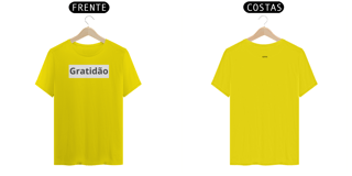 Nome do produto Camisa T-Shirt Classica Estampa Gratidão ANAPRYCI