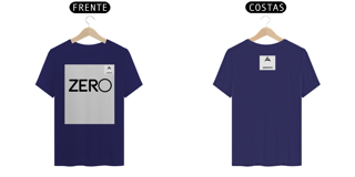 Nome do produto CAMISA UNISEX ESTAMPA ZERO ANAPRYCI