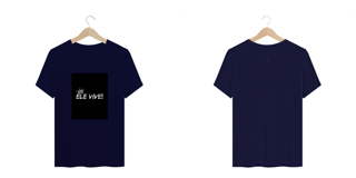Nome do produto Camisa T-Shirt Size Masculina estampa Ele Vive! ANAPRYCI