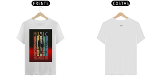 Nome do produto Camisa T-Shirt Quality Estampa MUSIC ANAPRYCI