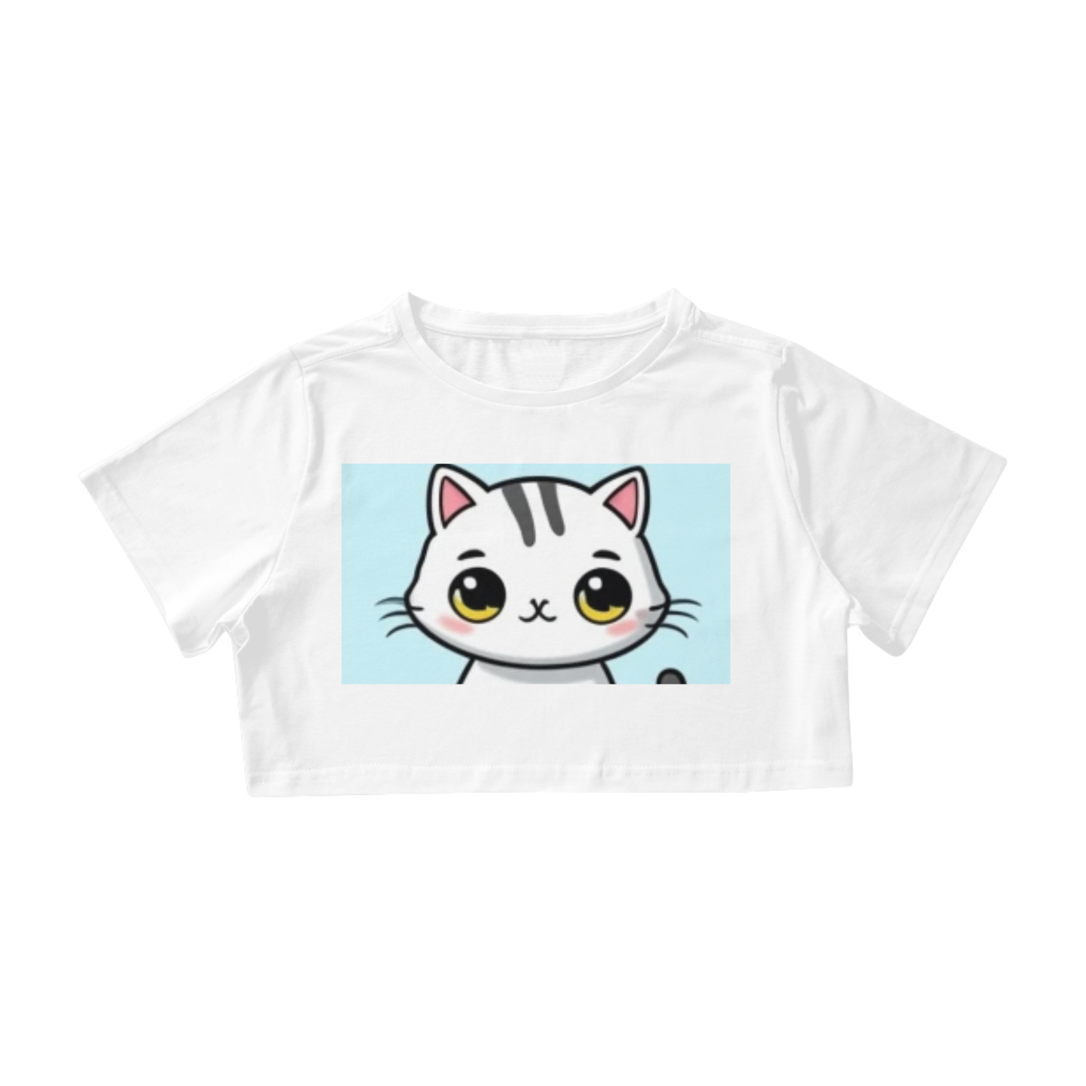 Camisa Cropped cat ANAPRYCI