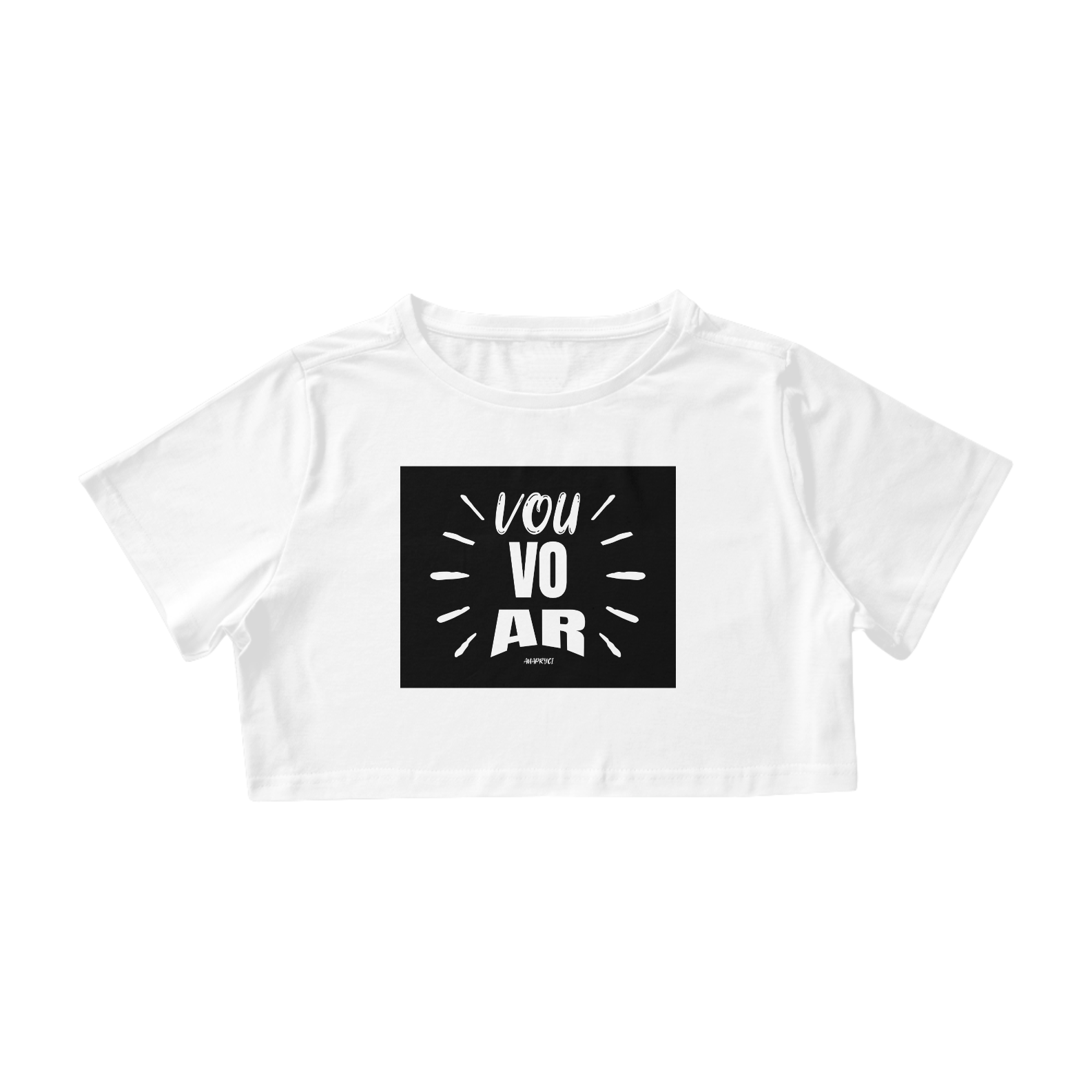 Camisa Cropped VOU VOAR 002 ANAPRYCI
