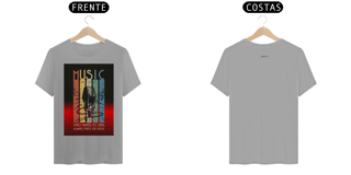 Nome do produto Camisa T-Shirt Quality Estampa MUSIC ANAPRYCI