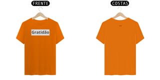Nome do produto Camisa T-Shirt Classica Estampa Gratidão ANAPRYCI