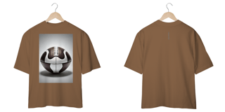 Nome do produto Camiseta Oversized ANAPRYCI c/estampa Futebol Americano