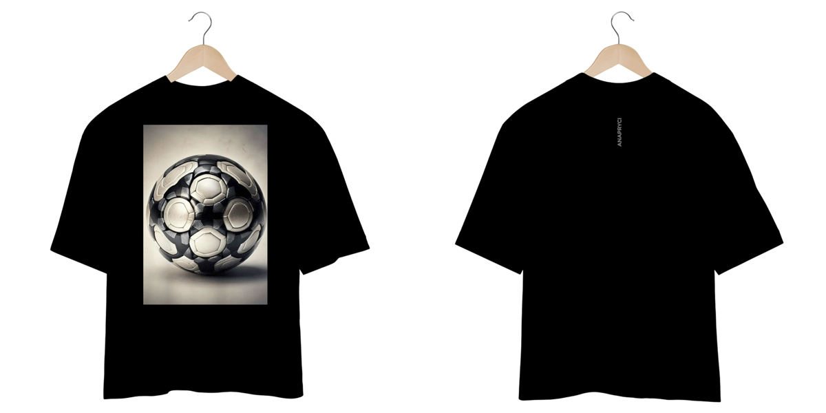 Nome do produto: Camiseta Oversized ANAPRYCI c/estampa bola