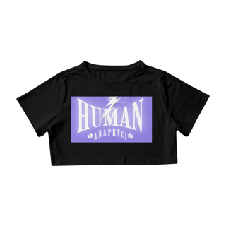 Nome do produto Camisa Cropped Estampa HUMAN ANAPRYCI