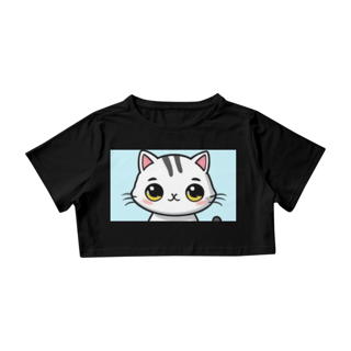 Nome do produto Camisa Cropped cat ANAPRYCI