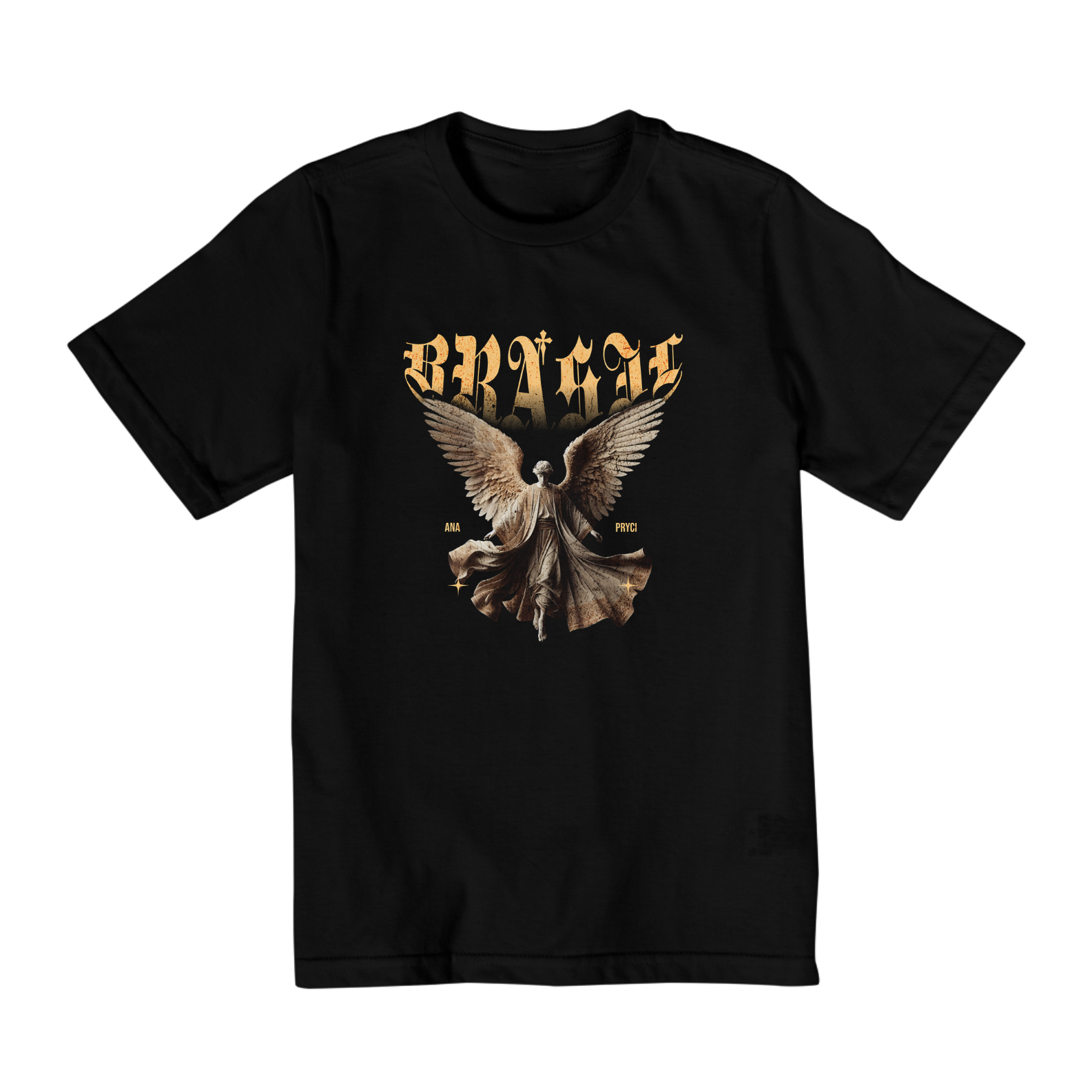 Camisa Quality Infantil (10 a 14) Estampa ANJO ANAPRYCI