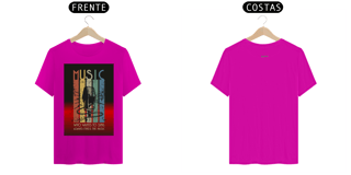 Nome do produto Camisa T-Shirt Quality Estampa MUSIC ANAPRYCI