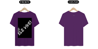 Nome do produto Camisa T-Shirt Classica ESTAMPA Ele Vive! ANAPRYCI