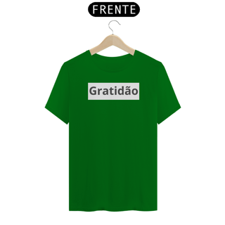 Nome do produto Camisa T-Shirt Classica Estampa Gratidão ANAPRYCI