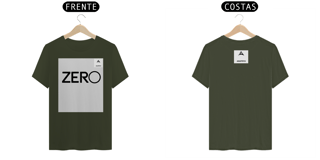 Nome do produto CAMISA UNISEX ESTAMPA ZERO ANAPRYCI