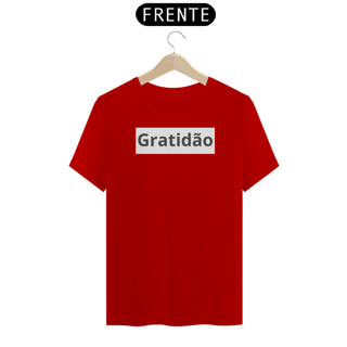 Nome do produto Camisa T-Shirt Classica Estampa Gratidão ANAPRYCI