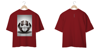 Nome do produto Camiseta Oversized ANAPRYCI c/estampa Futebol Americano