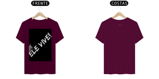 Nome do produto Camisa T-Shirt Classica ESTAMPA Ele Vive! ANAPRYCI