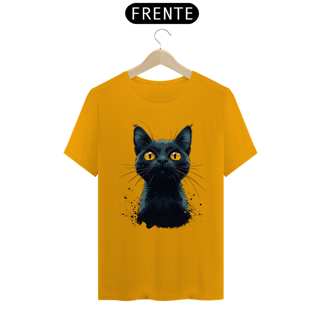 Gato Preto Olhos Hipnotizantes
