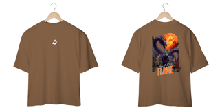 Camiseta Oversized Blade & Flame Genrikh Masculino