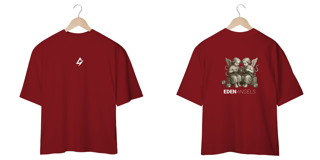 Camiseta Oversized Eden Angels Genrikh Feminino