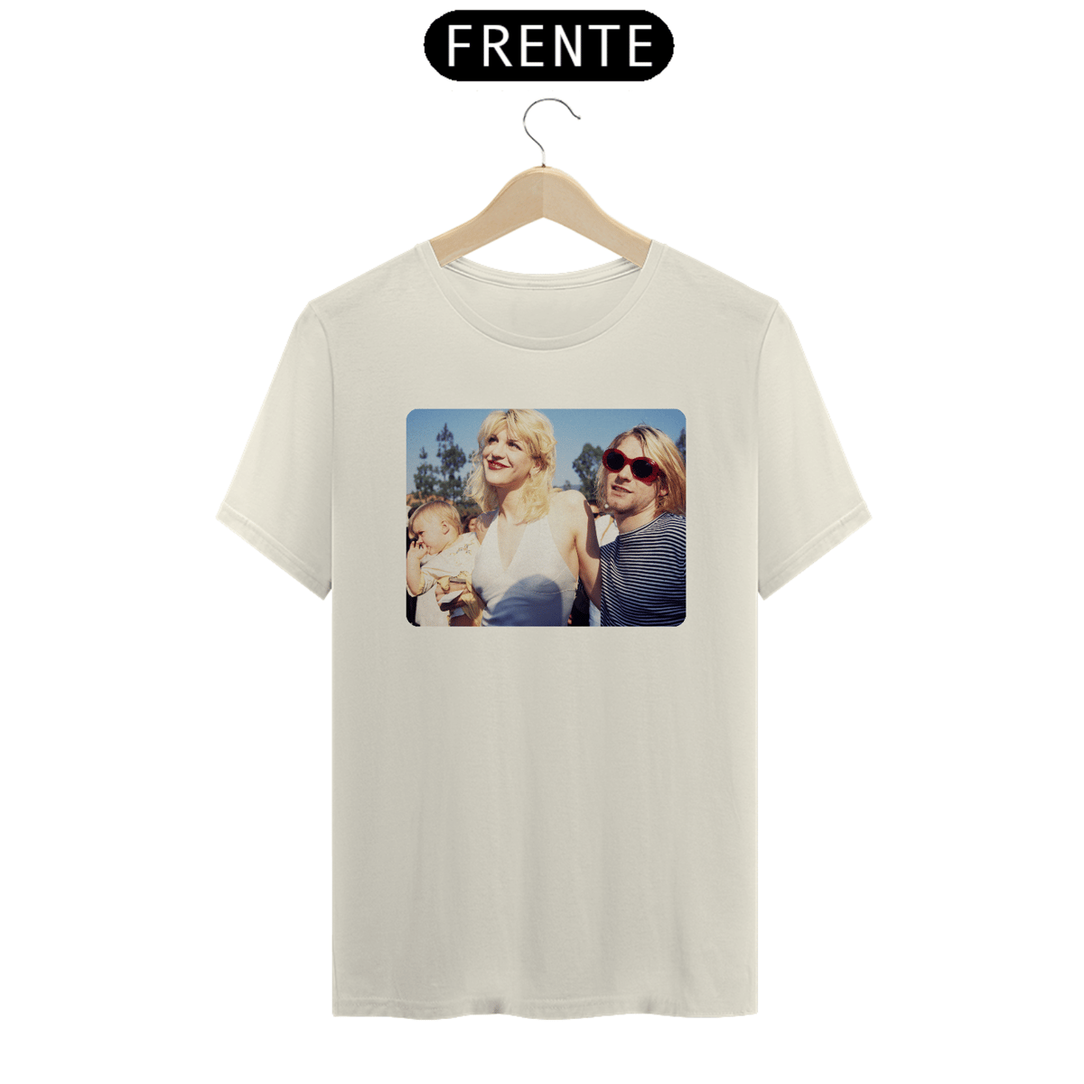 Nome do produto: Camiseta Nirvana Kurt Cobain Courtney Love Francis (Prime)