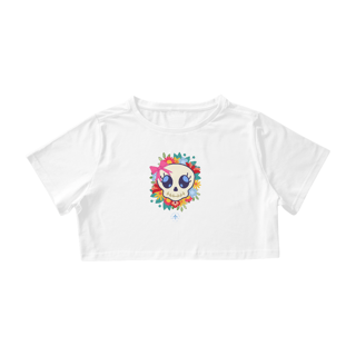 Nome do produto Cropped Caveira Kawaii