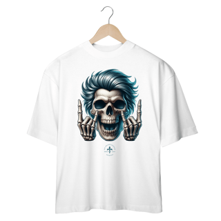 Nome do produto Camiseta Oversized Caveira Rock